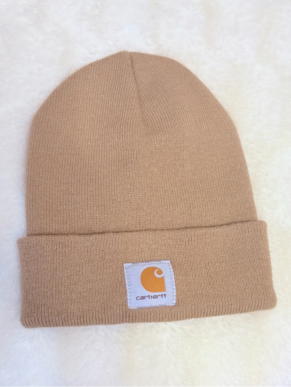 Carhartt Cuffed Knit Beanie Tan One Size
